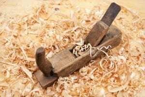 18260159-Hand-jack-plane-wood-chips-and-sawdust-Stock-Photo