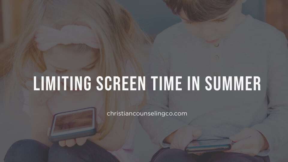 the benefits of limiting screen time in summer for children