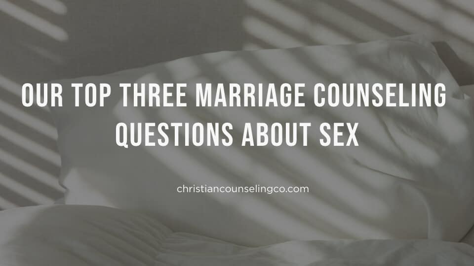 questions about marriage and sex